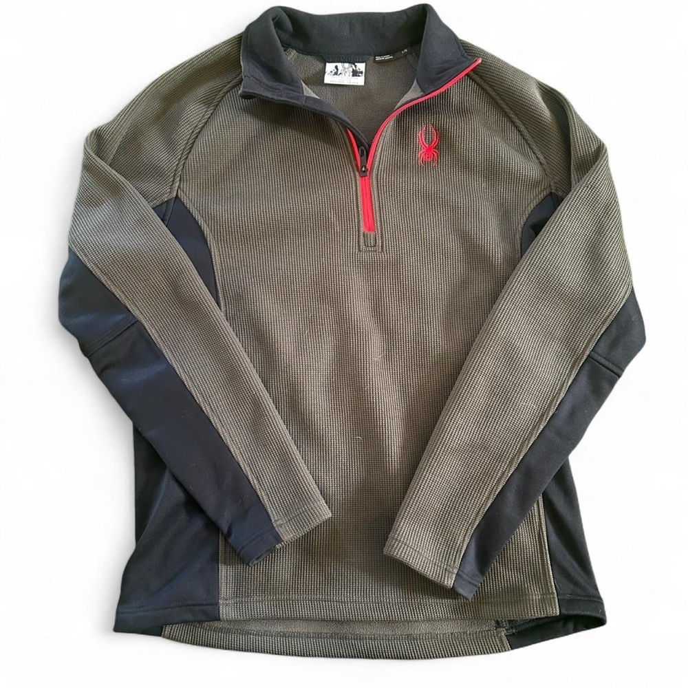 Spyder Men's Two-Tone Zip-Up Sweater